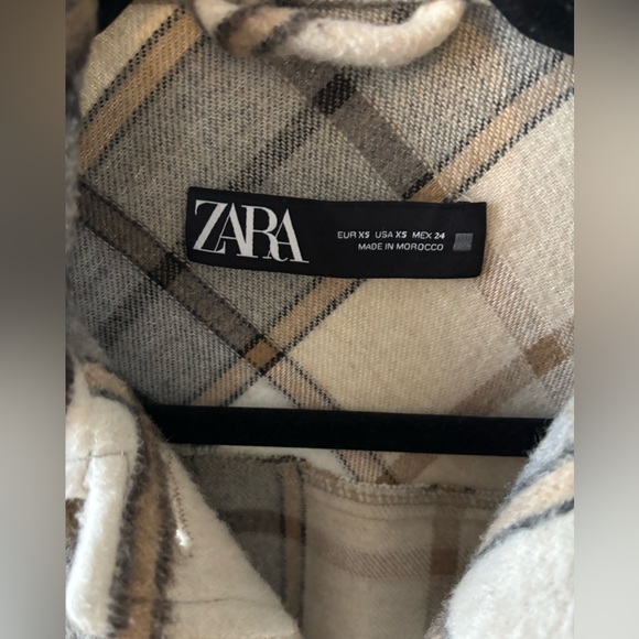 Zara Plaid Shacket - Picture 4 of 4